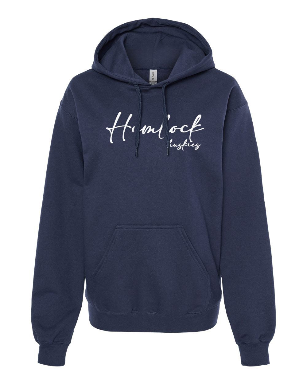Hemlock Huskies Script Softstyle® Midweight Pullover Hooded Sweatshirt