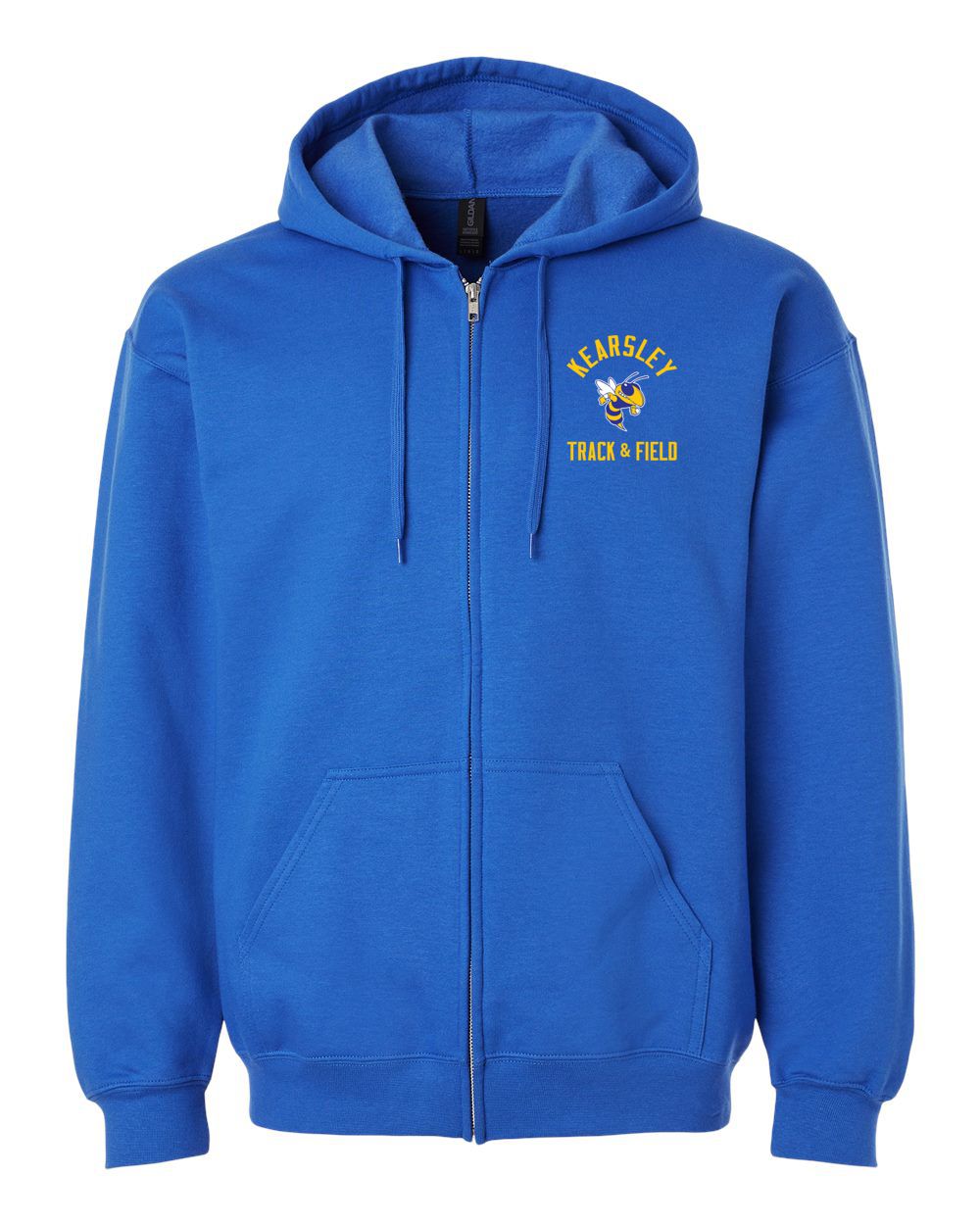 Kearsley Track &  Field Softstyle® Midweight Fleece Full-Zip Hooded Sweatshirt
