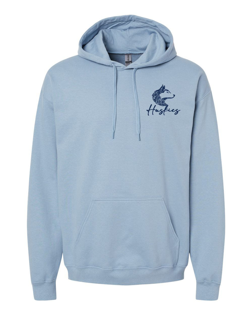 Hemlock Huskies Floral Softstyle® Midweight Pullover Hooded Sweatshirt