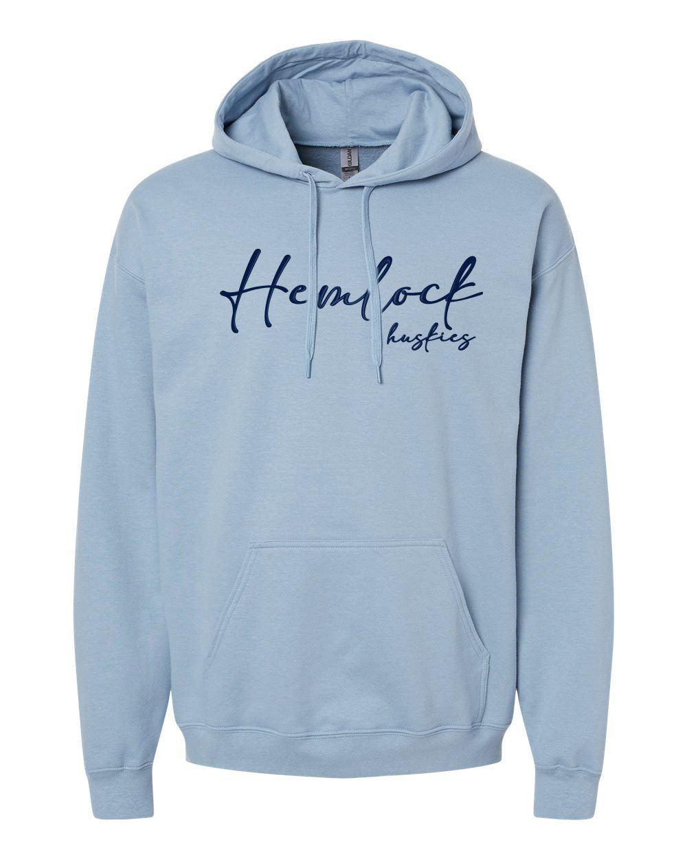 Hemlock Huskies Script Softstyle® Midweight Pullover Hooded Sweatshirt