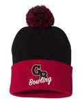Grand Blanc Bowling Pom-Pom 12" Knit Beanie