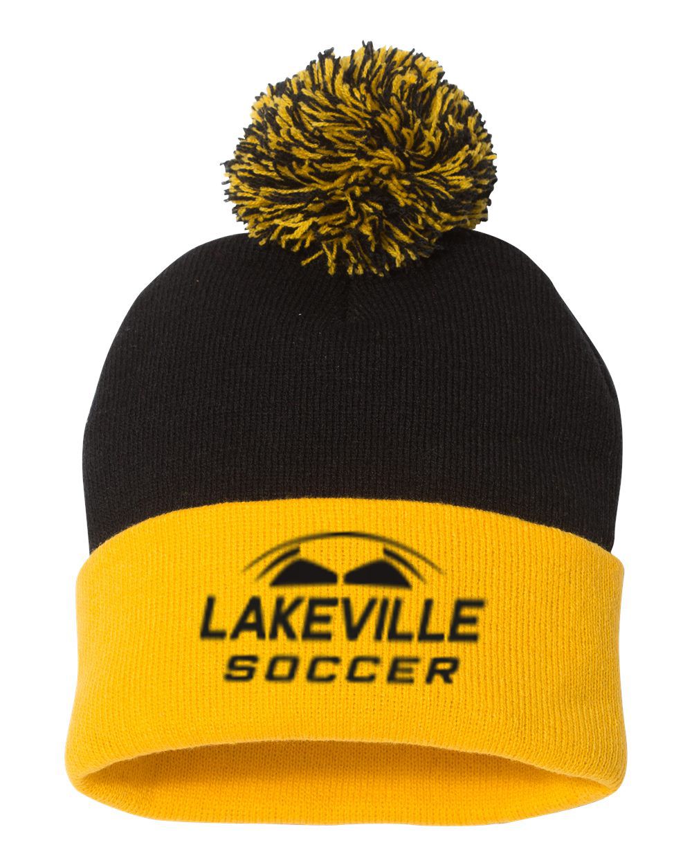Lakeville Soccer Pom-Pom 12" Knit Beanie