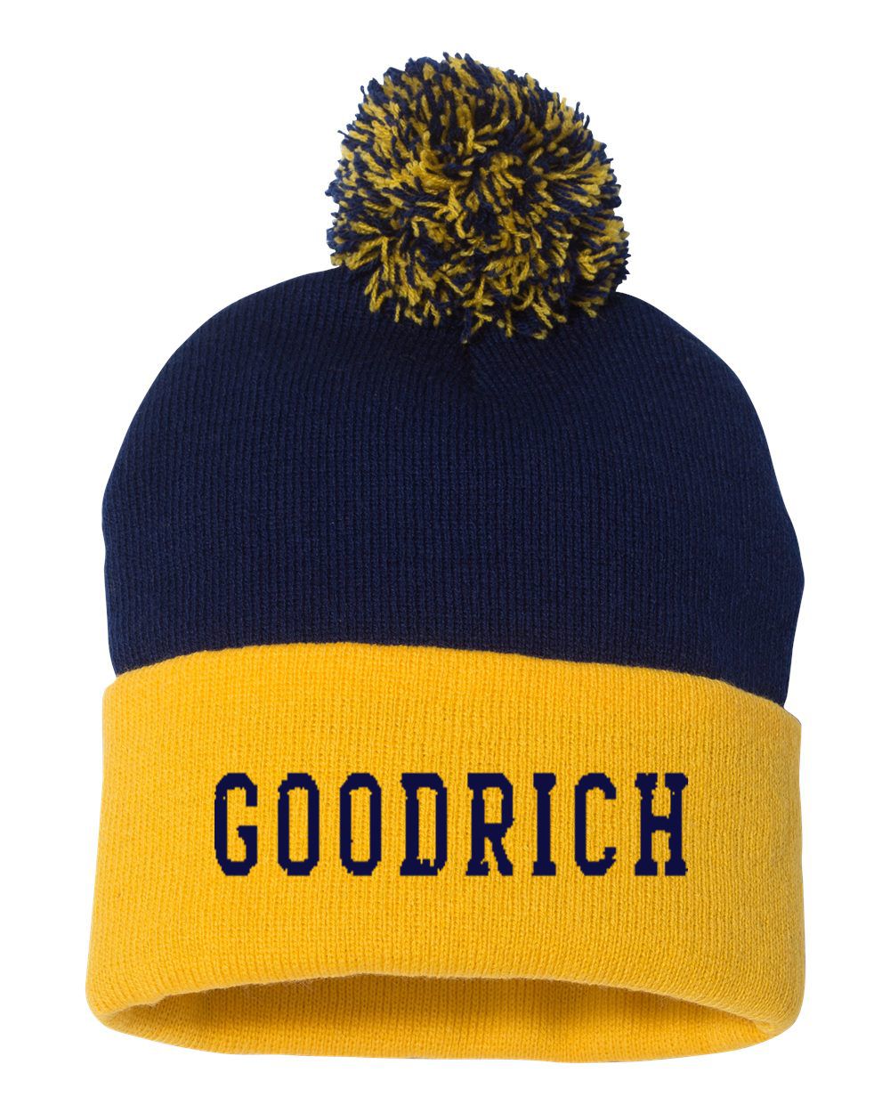 Goodrich Pom-Pom 12" Knit Beanie
