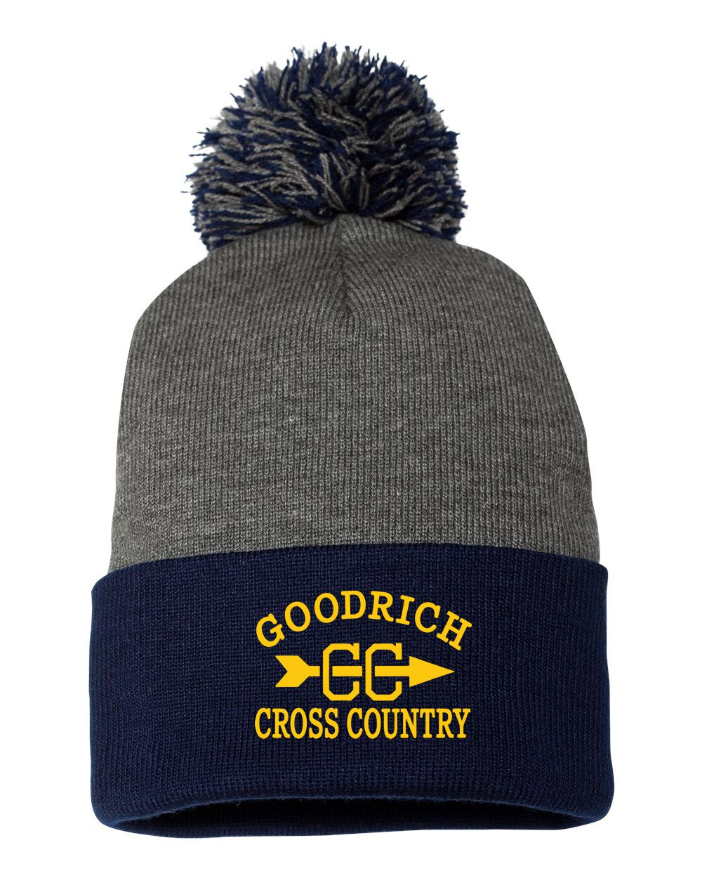 Goodrich Cross Country Pom-Pom 12" Knit Beanie