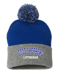 Good Shepherd Pom-Pom 12" Knit Beanie