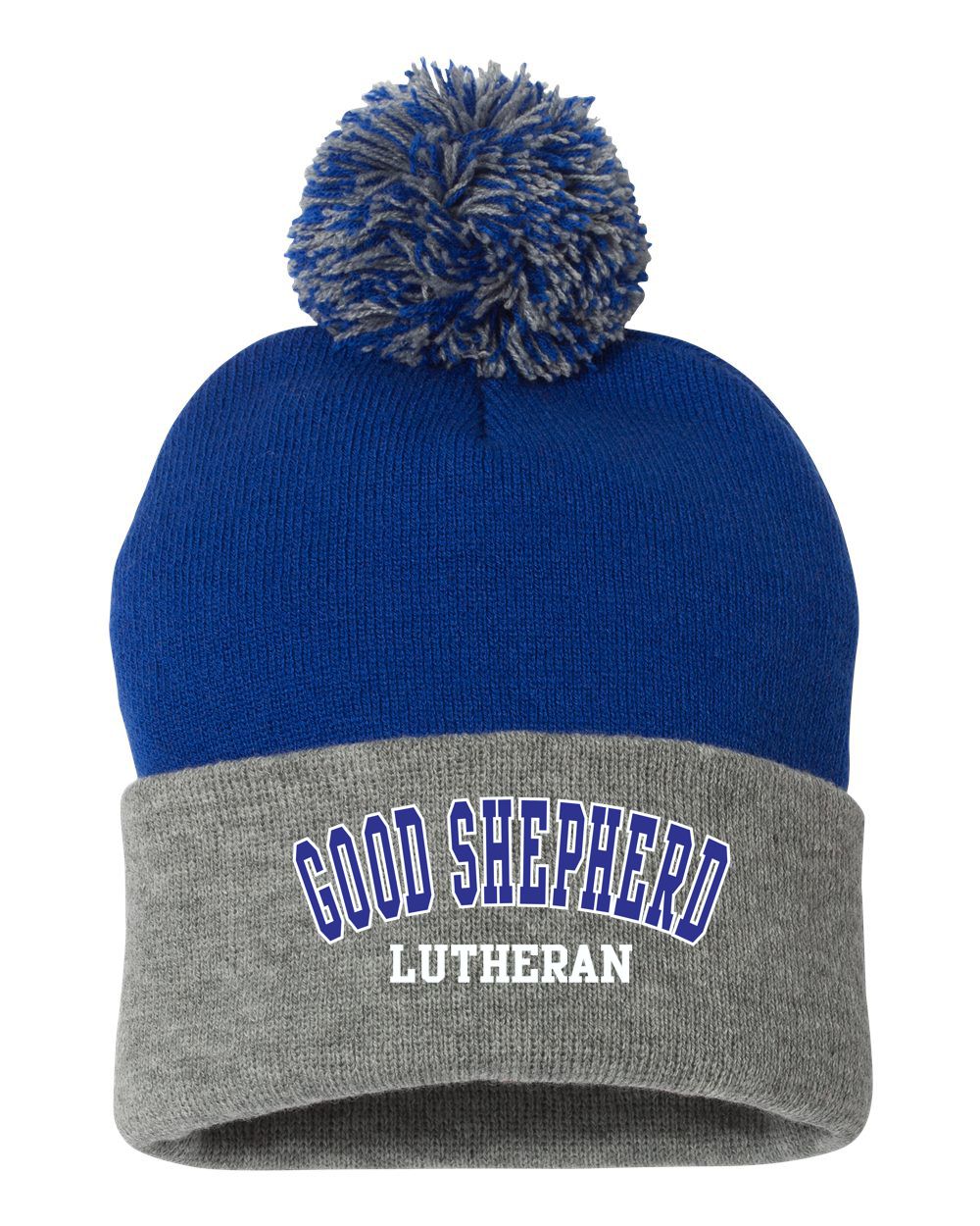 Good Shepherd Pom-Pom 12" Knit Beanie