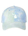 Michigan Sky Tie-Dyed Soft Feel Hat