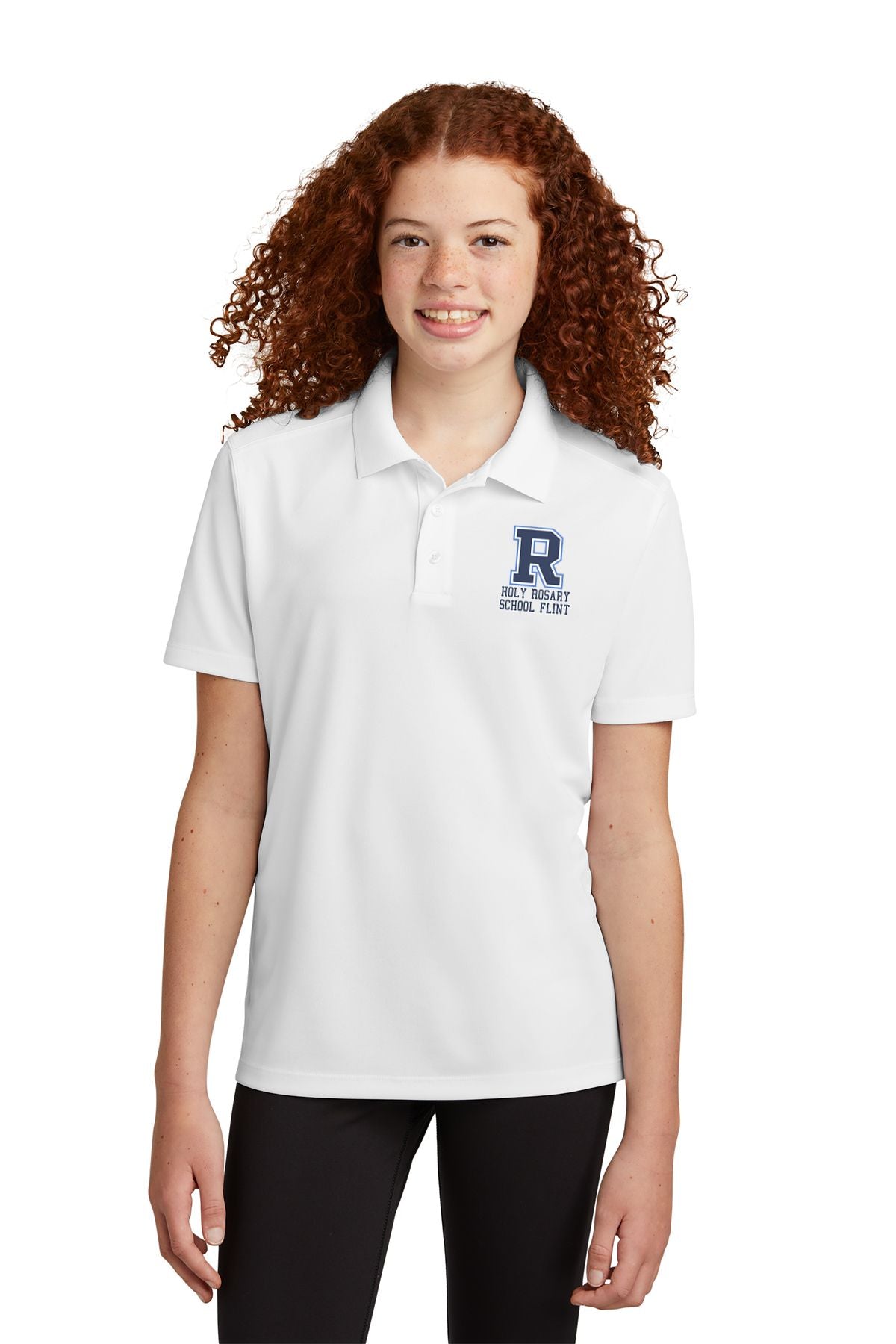 Holy Rosary Youth UV Micropique Polo