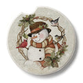 Winter Snowman Car Coaster