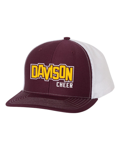 Davison Cheer Embroidery Snap Back Hat