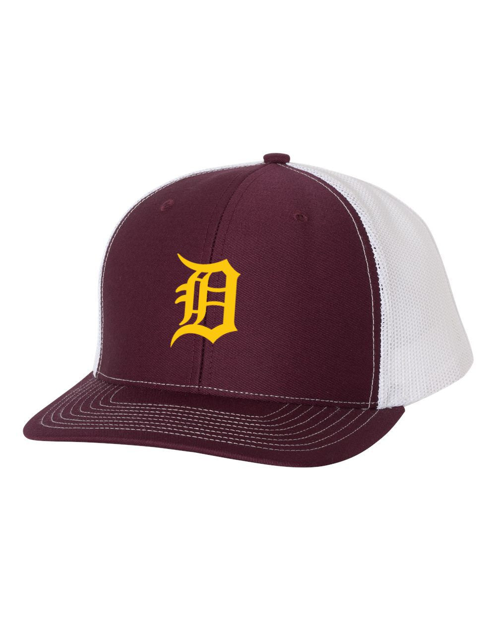 Davison Puff Embroidery Snap Back Hat