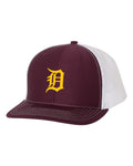 Davison Puff Embroidery Snap Back Hat