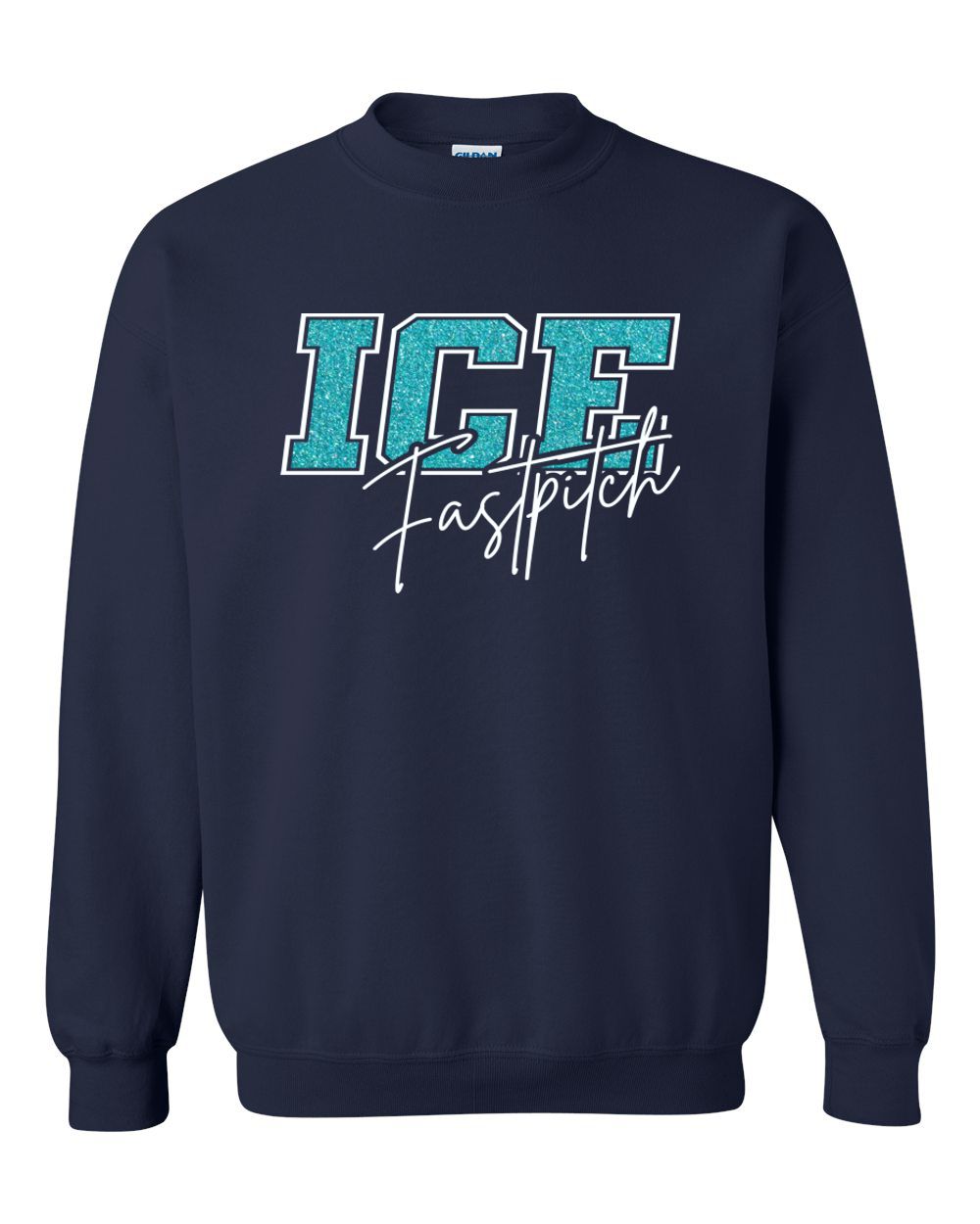 Glitter Ice Fastpitch Basic Crew Sweatshirt