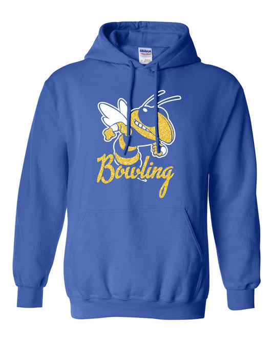 Kearsley Bowling Glitter Hooded Sweatshirt