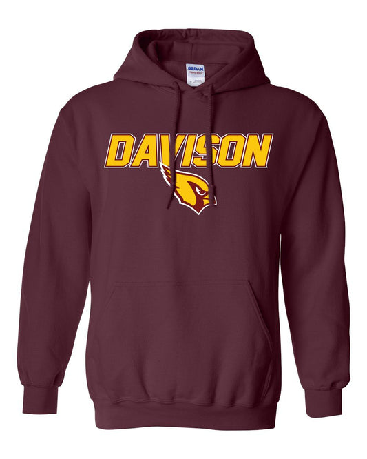 Davison Italic Logo Hooded Sweatshirt
