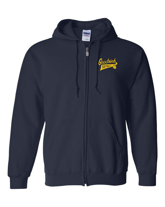 Goodrich Softball Hooded Full Zip Jacket