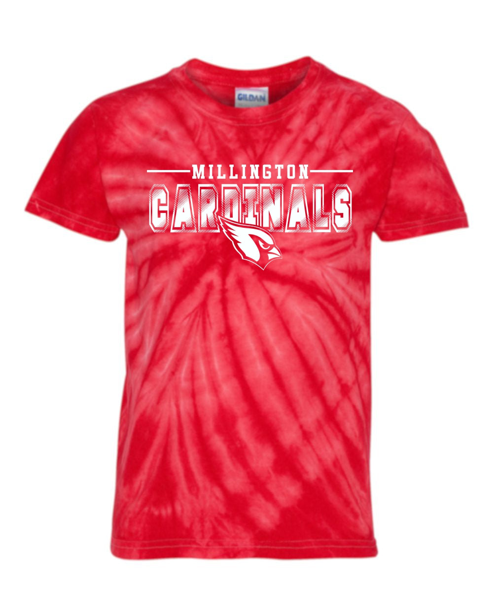 Millington Cardinals Tie Dye T-shirt
