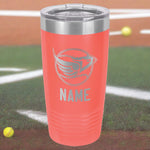 Davison Softball Engraved 20oz Ringneck Tumbler