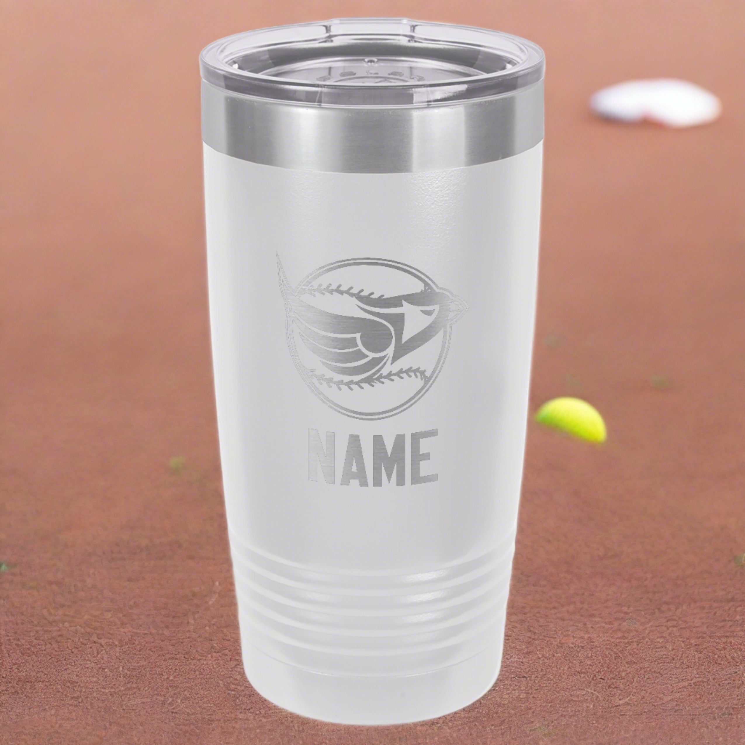 Davison Softball Engraved 20oz Ringneck Tumbler