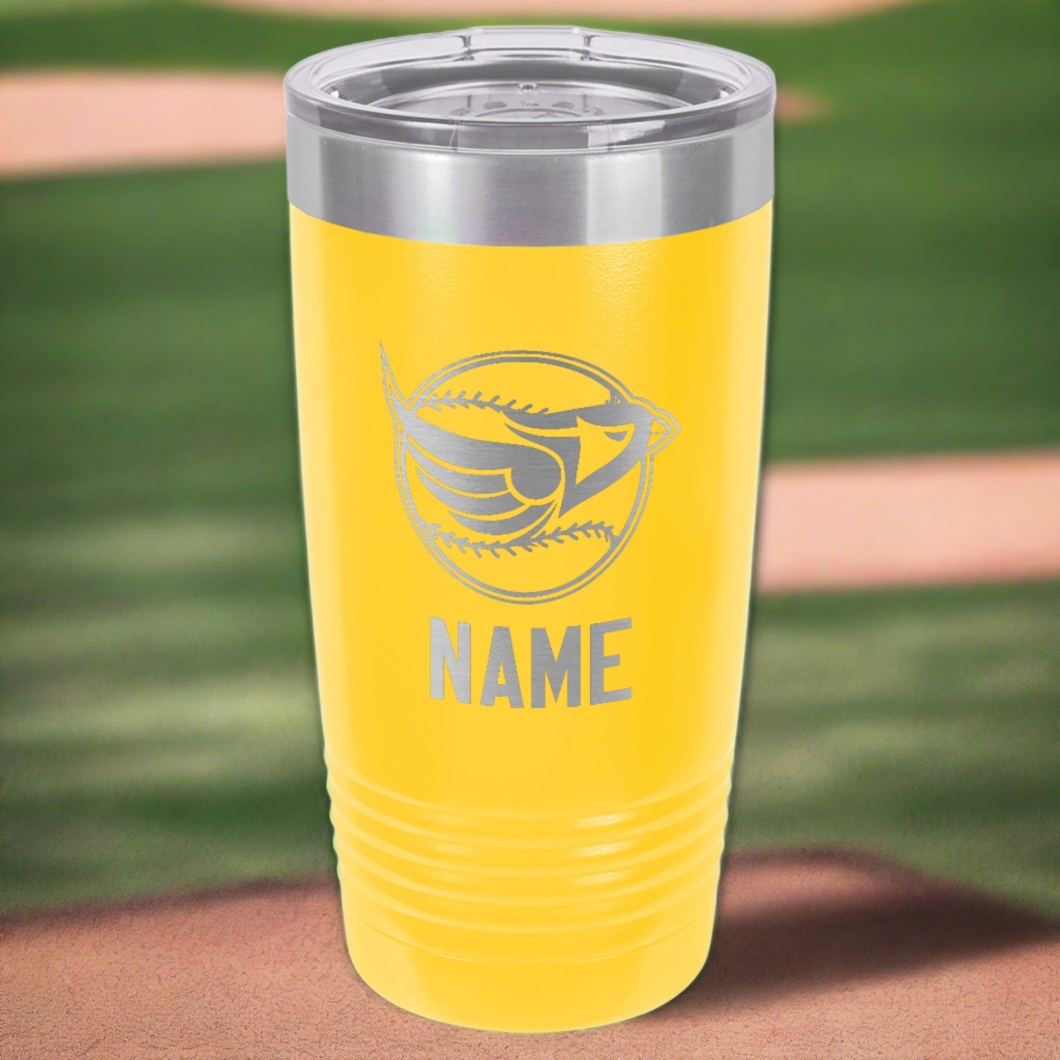 Davison Softball Engraved 20oz Ringneck Tumbler