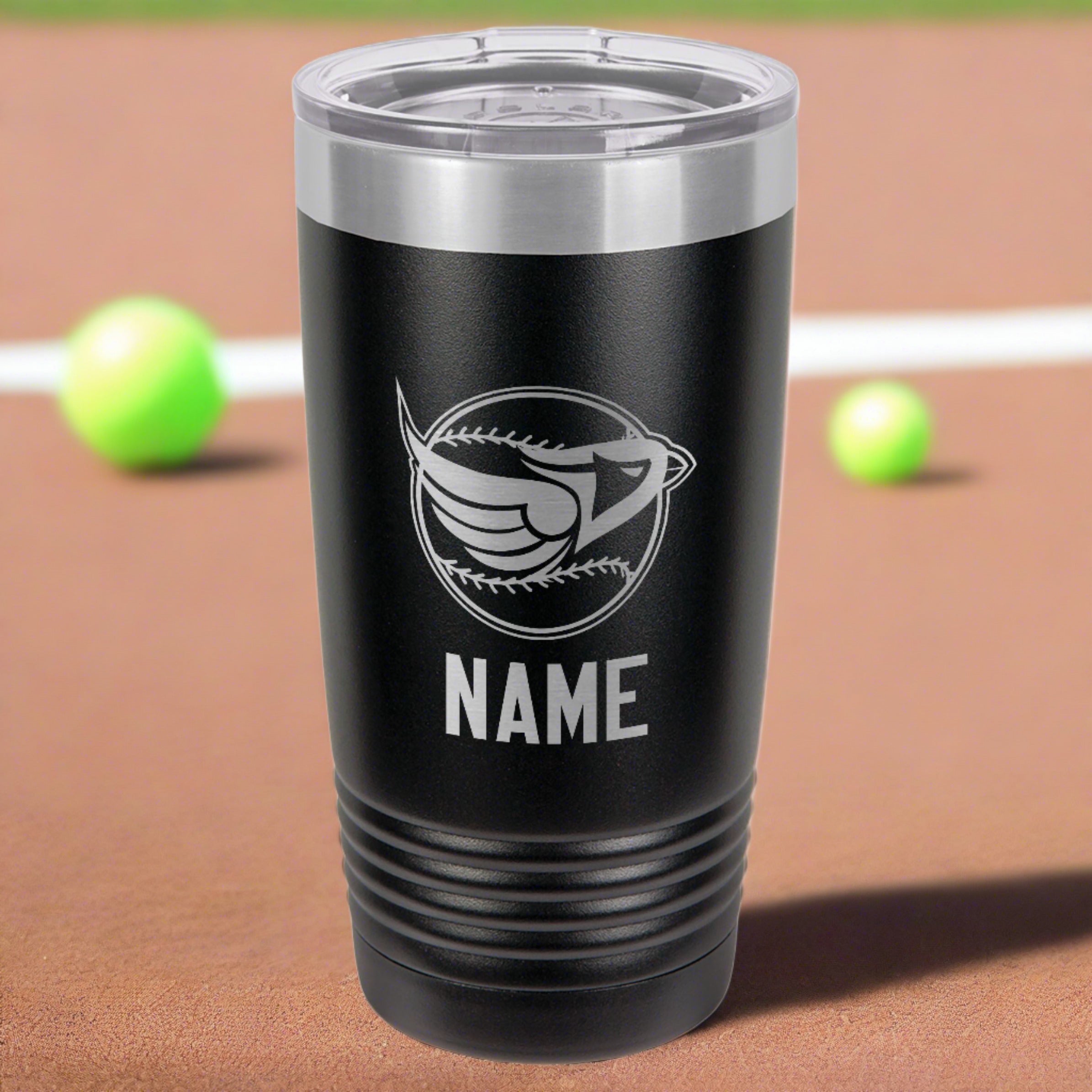 Davison Softball Engraved 20oz Ringneck Tumbler