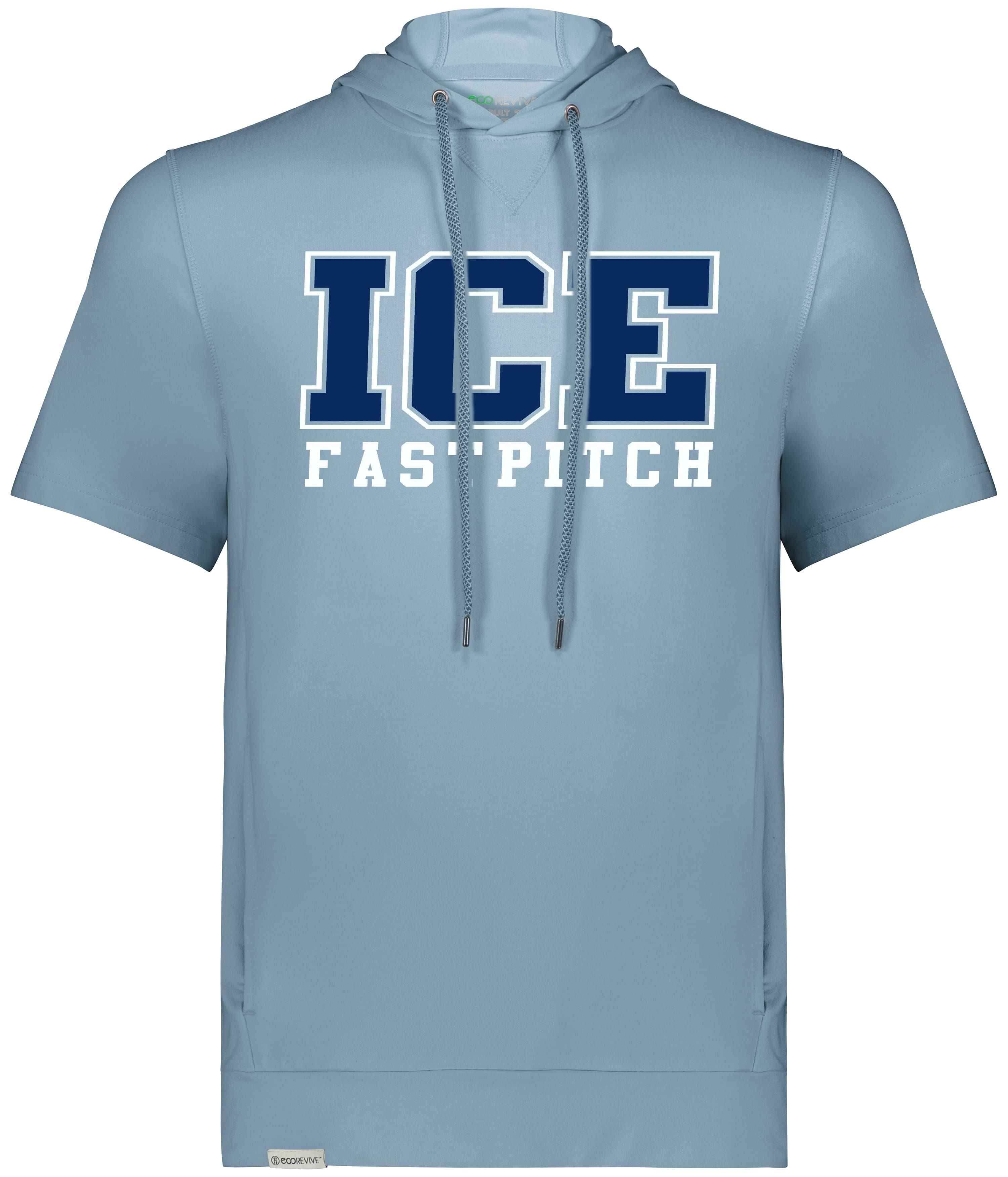 ICE Fastpitch Ventura Soft Knit Short Sleeve Hood