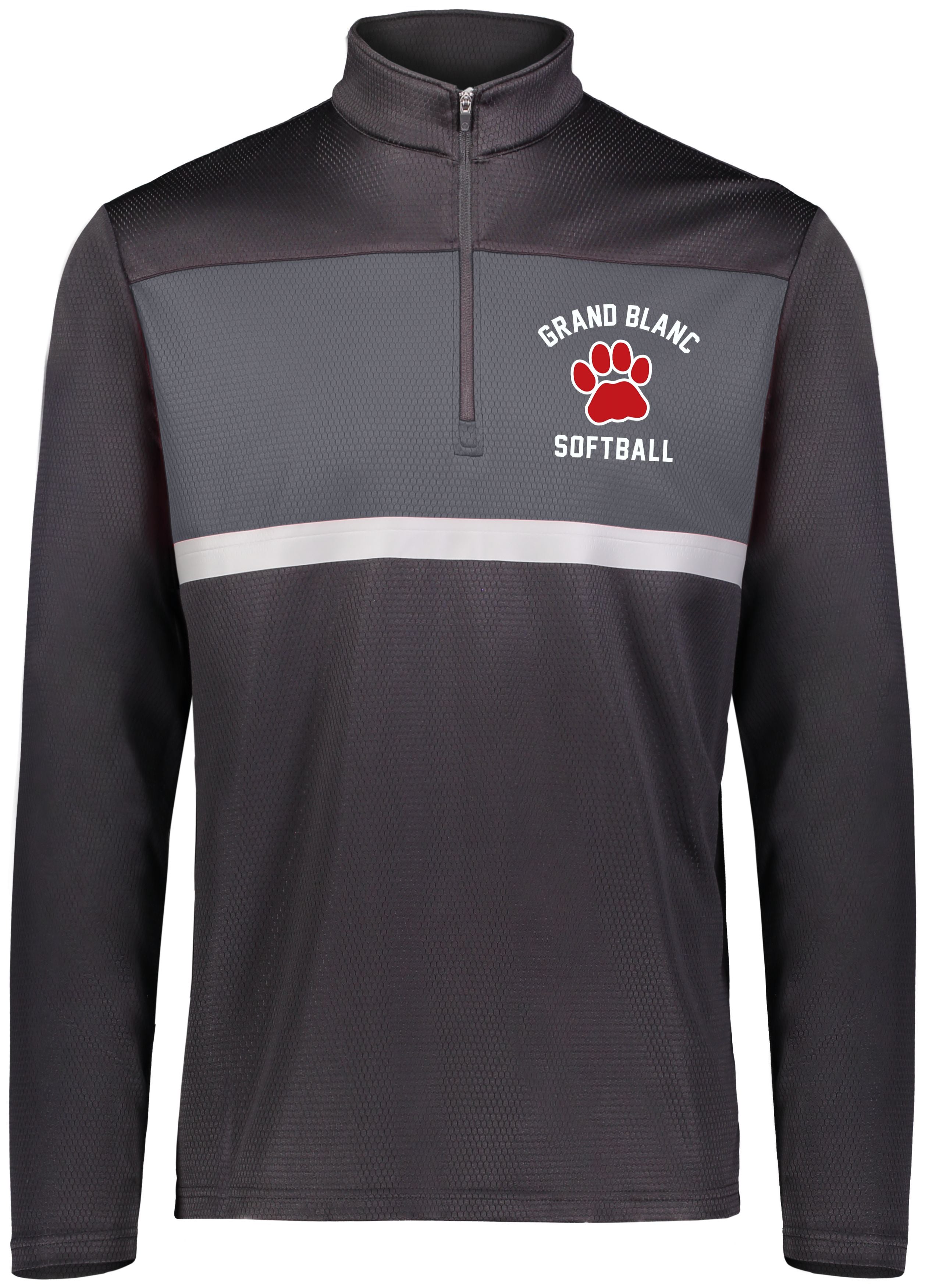 Grand Blanc Softball Prism Bold 1/4 Zip Pullover