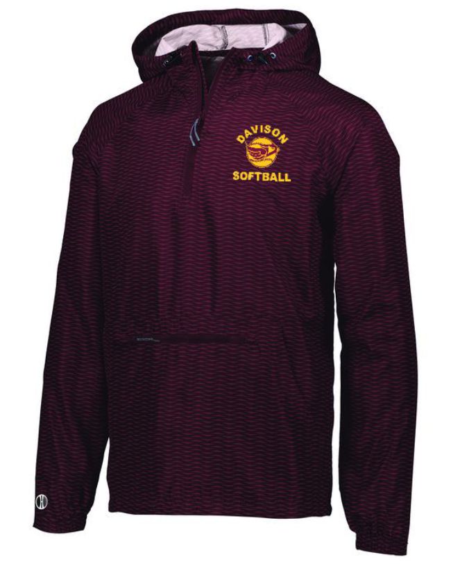 Davison Softball Range Packable Pullover