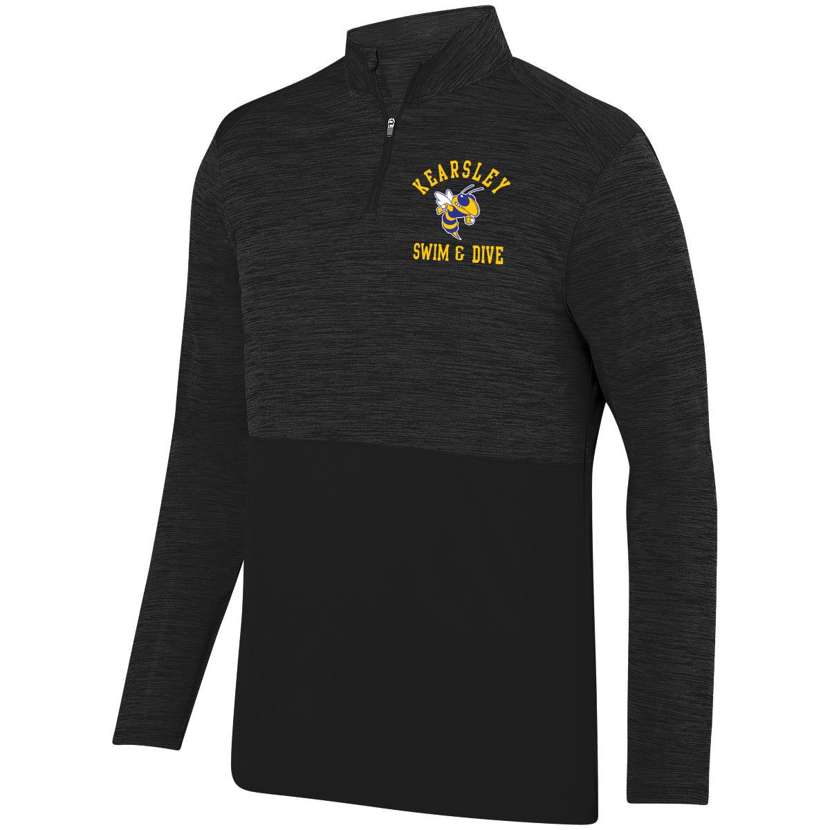 Kearsley Swim Shadow Tonal Heather 1/4 ZIp