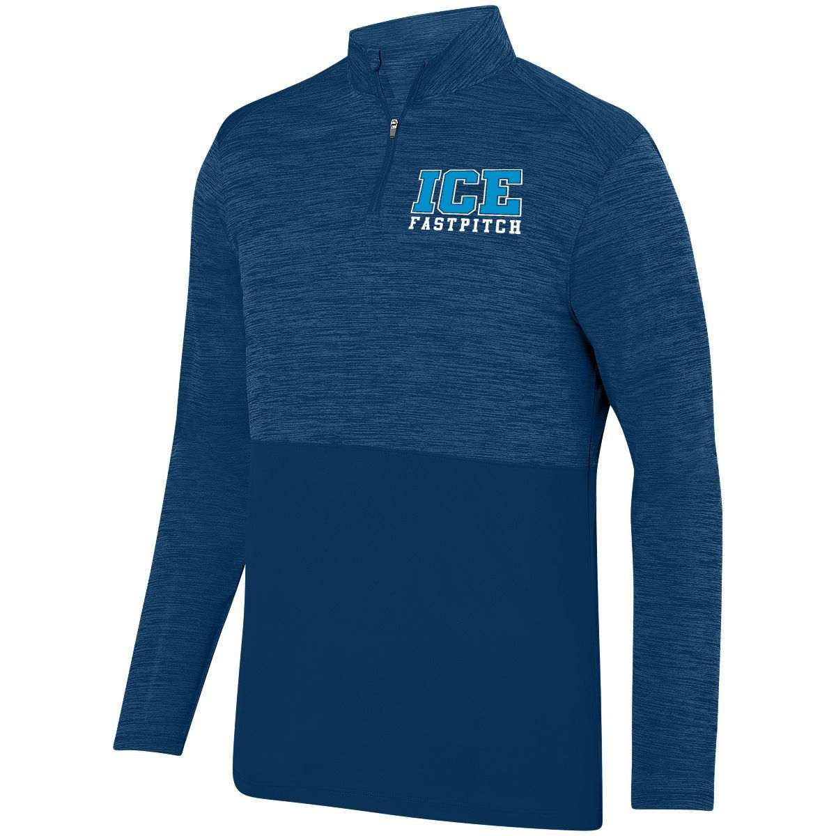 Ice Fastpitch Shadow Tonal Heather 1/4 ZIp