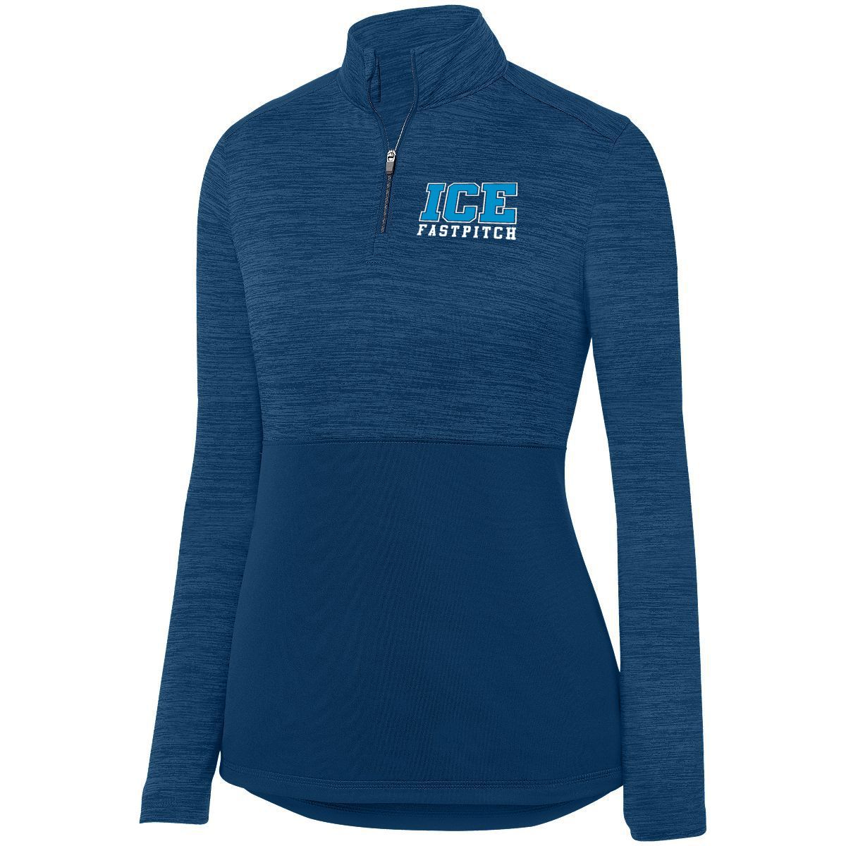 Ice Fastpitch Shadow Tonal Heather 1/4 ZIp