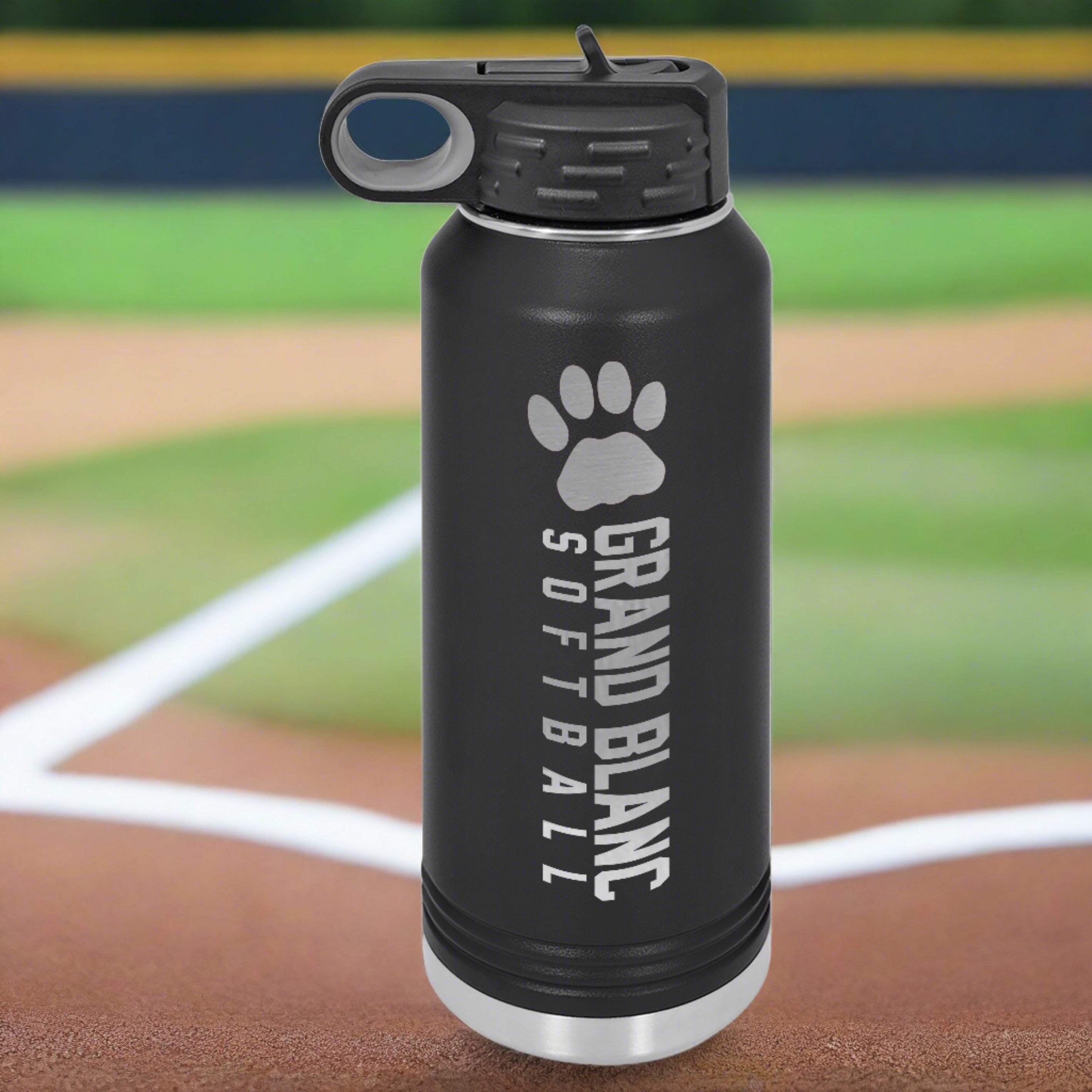 Grand Blanc Softball Engraved 32oz Water Bottle