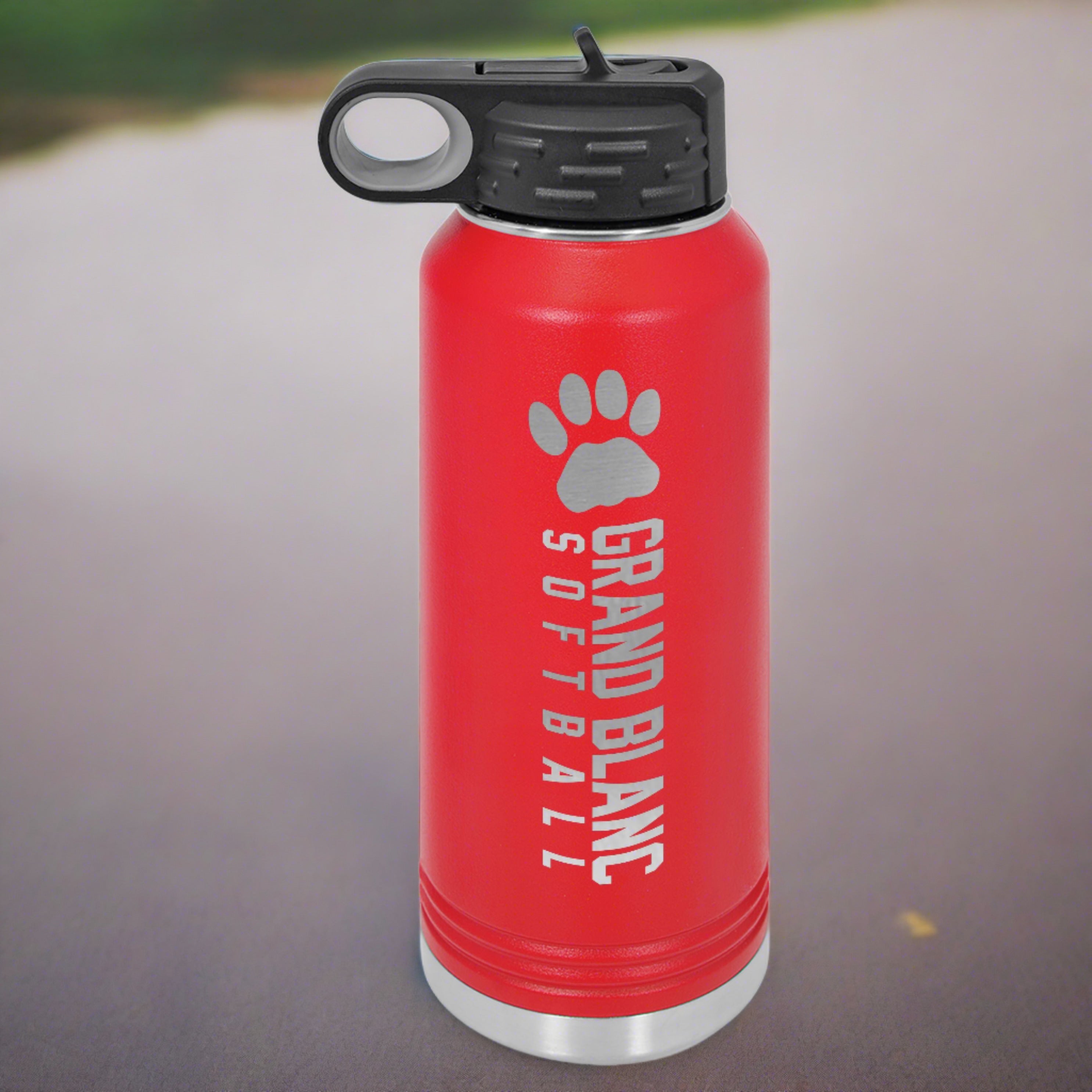 Grand Blanc Softball Engraved 32oz Water Bottle