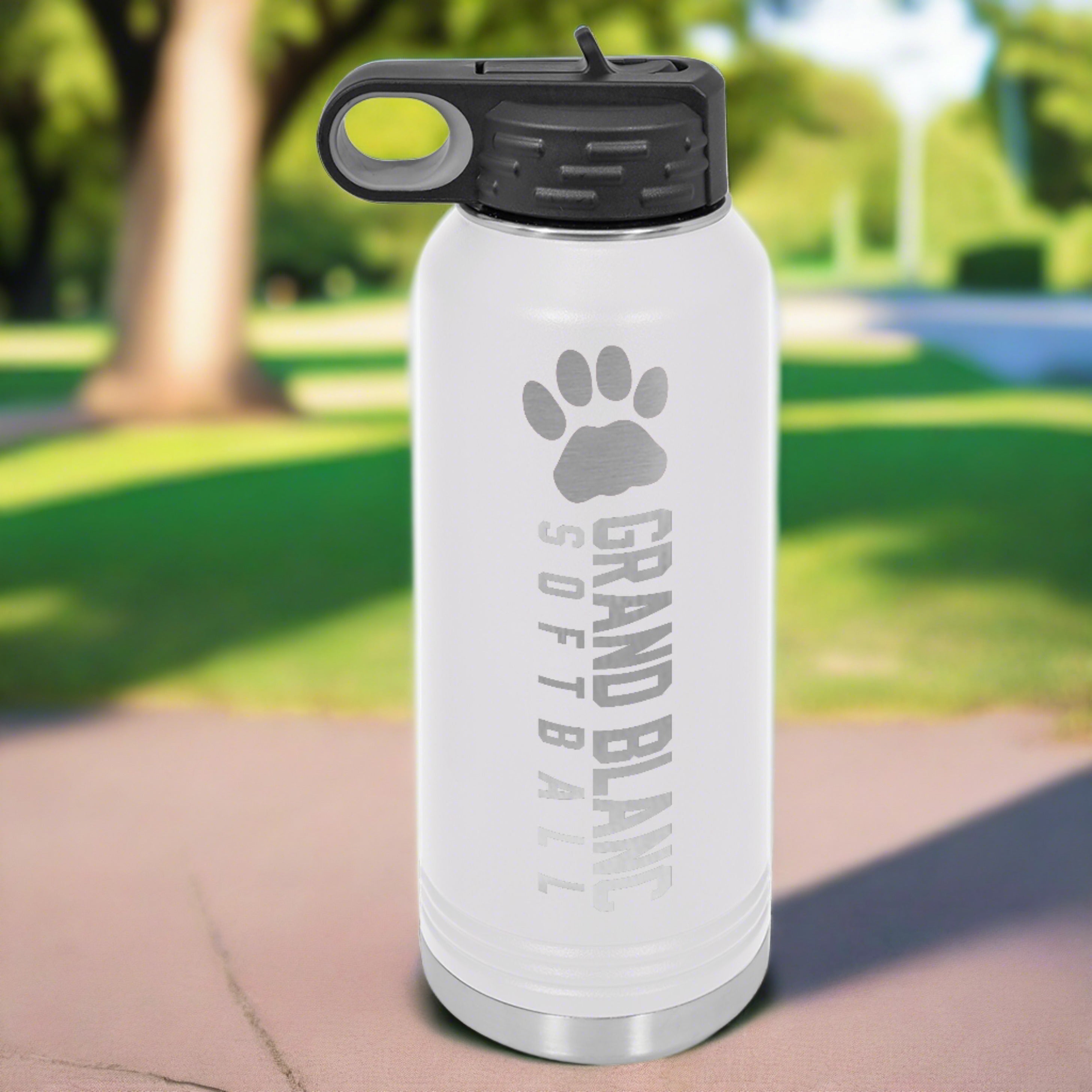 Grand Blanc Softball Engraved 32oz Water Bottle