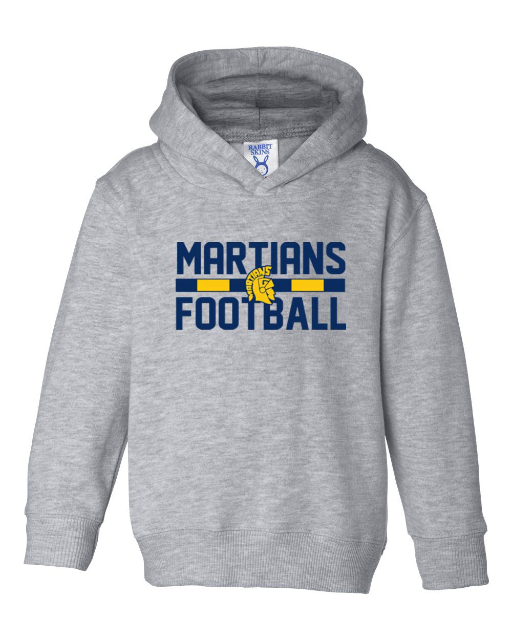 Grey Toddler Martian Football Hood