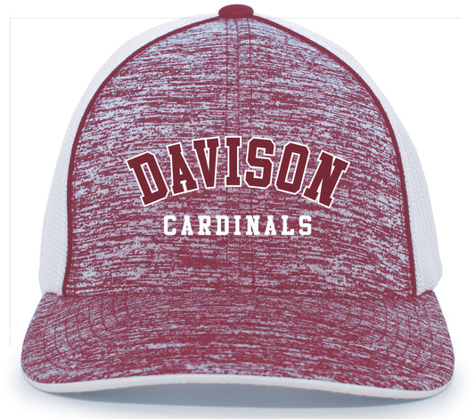 Davison Cardinals Heather Trucker FLEXFIT® CAP