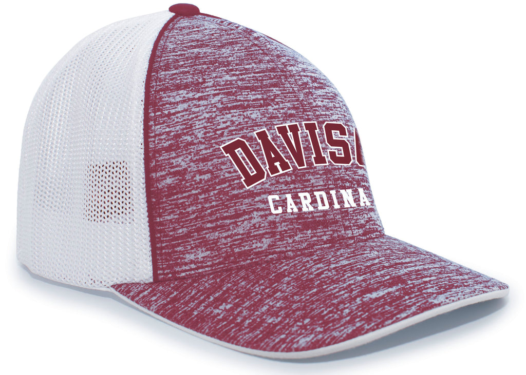 Davison Cardinals Heather Trucker FLEXFIT® CAP