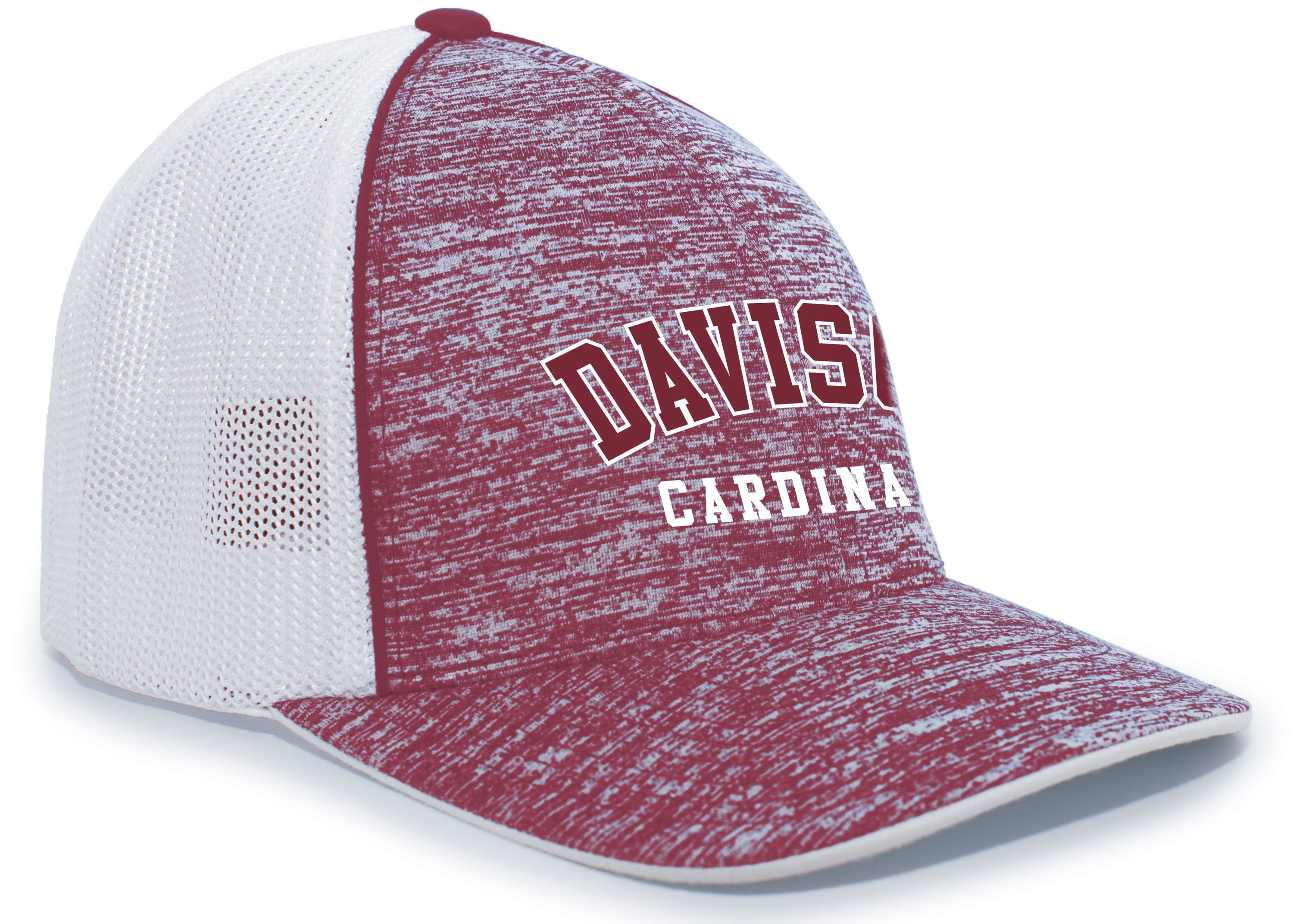 Davison Cardinals Heather Trucker FLEXFIT® CAP