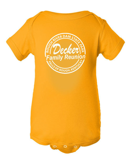 Decker Family Reunion Infant Onesie