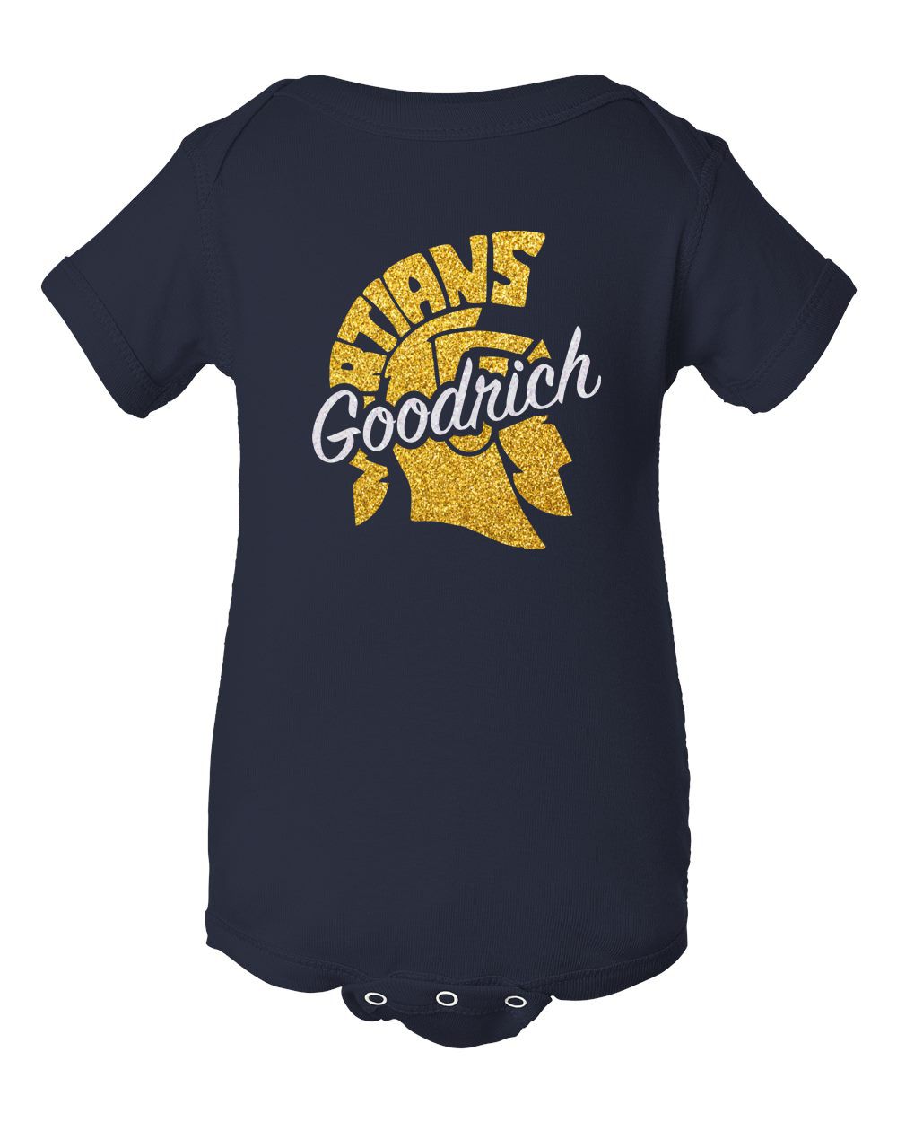 Goodrich Martians Infant Glitter Onesie