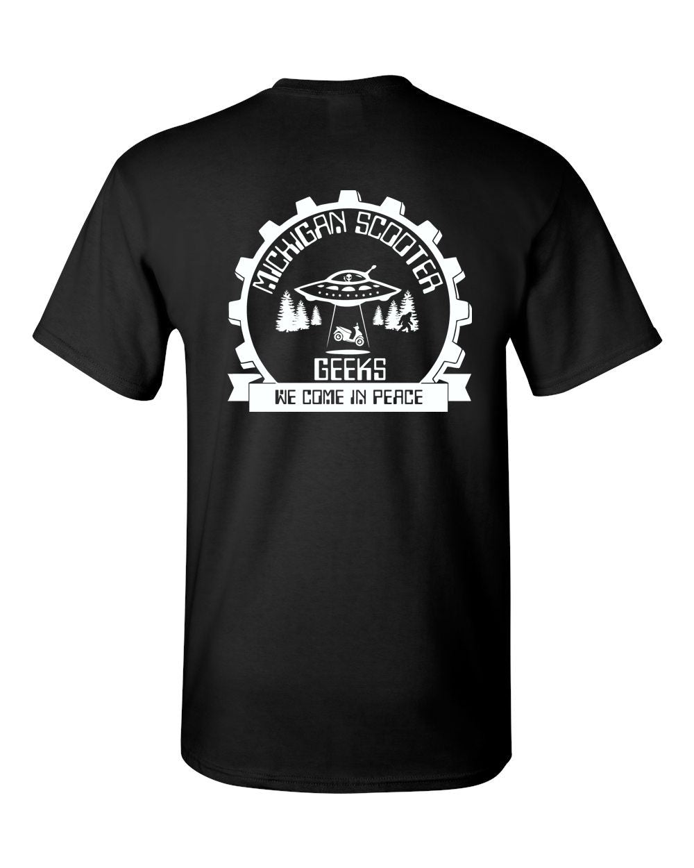 Michigan Scooter Geeks Basic T-shirt