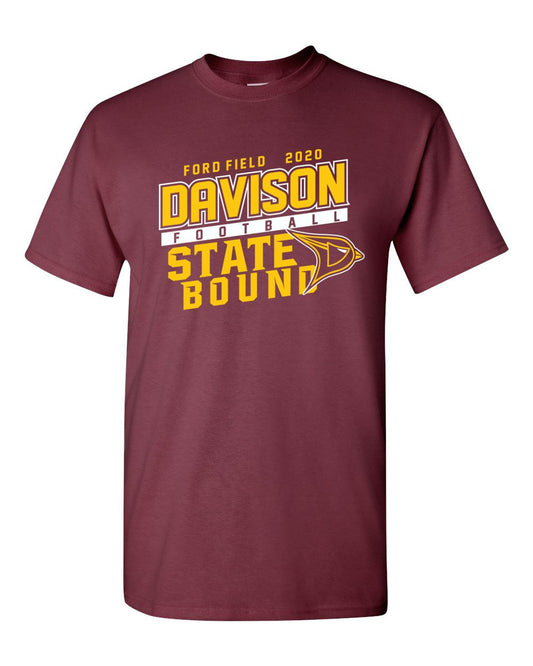 Davison Football State Bound T-shirt