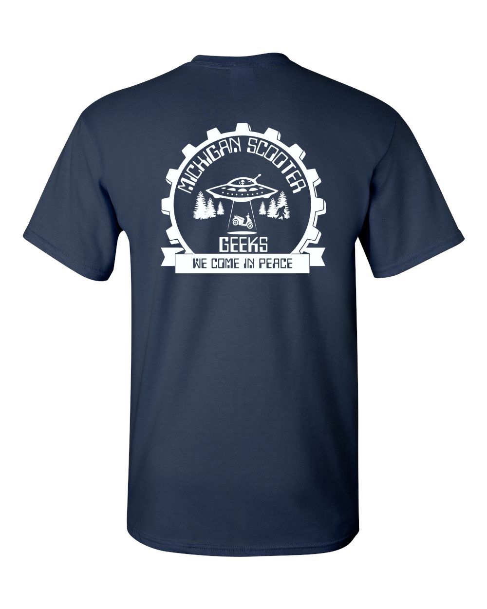 Michigan Scooter Geeks Basic T-shirt