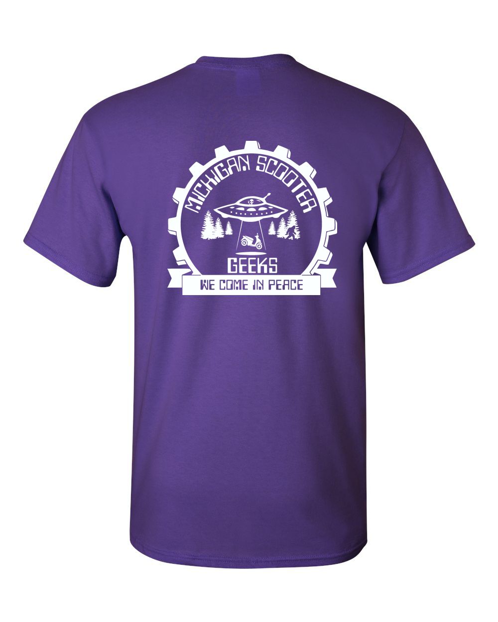 Michigan Scooter Geeks Basic T-shirt