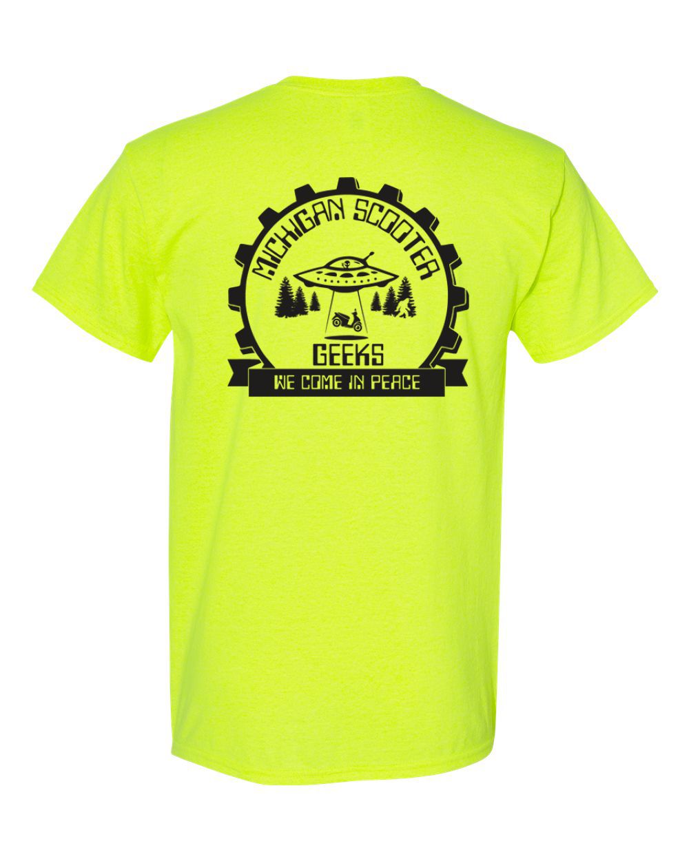 Michigan Scooter Geeks Basic T-shirt