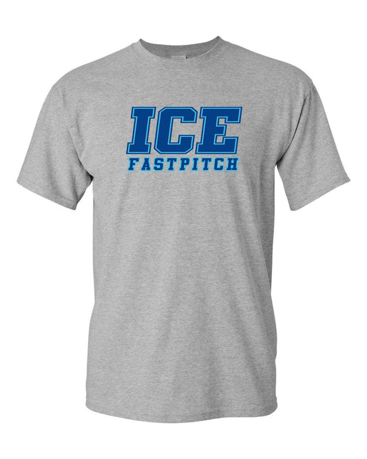 Ice Fastpitch Basic Grey T-shirt