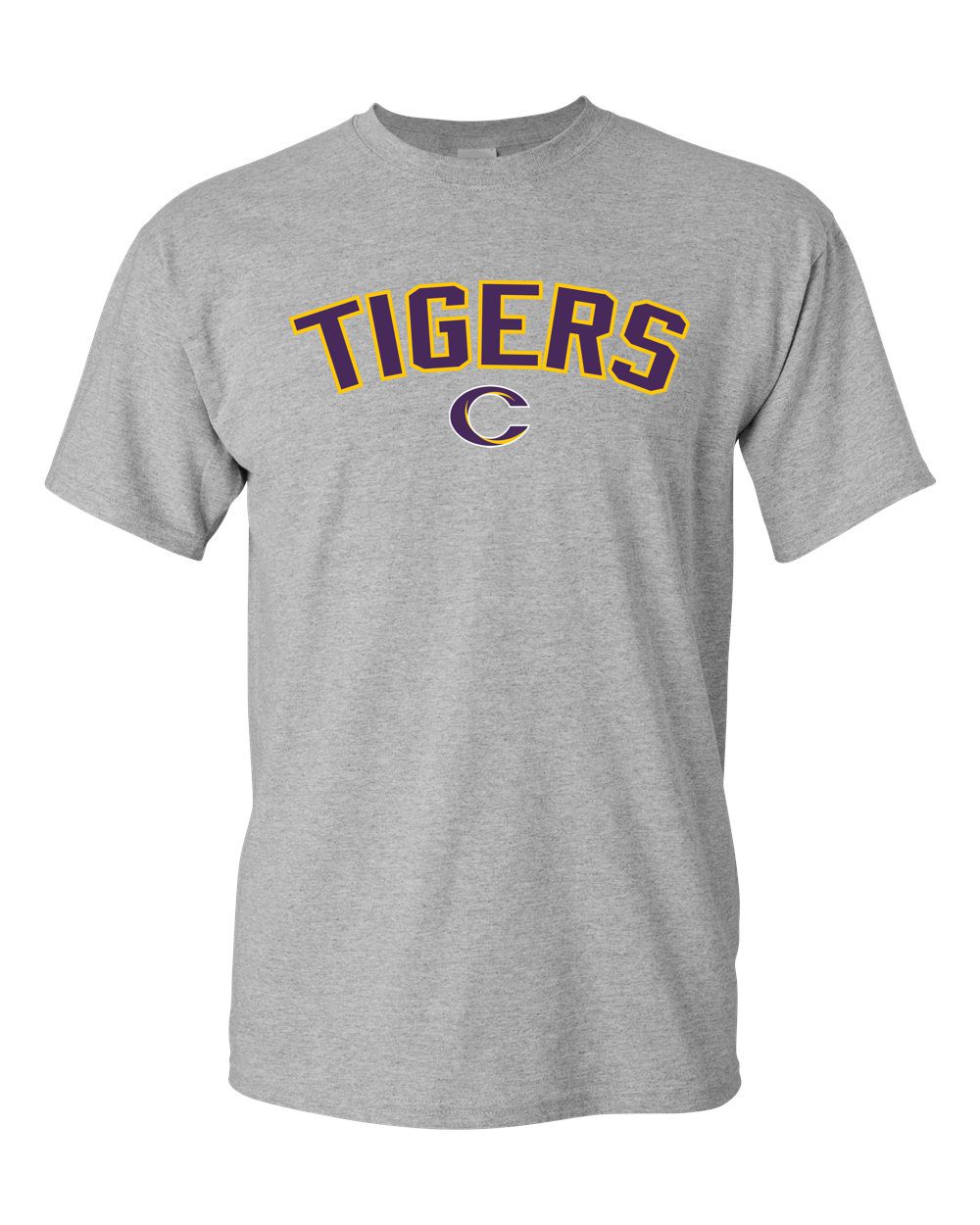 Caro Tigers Arc Basic T-shirt - Schall