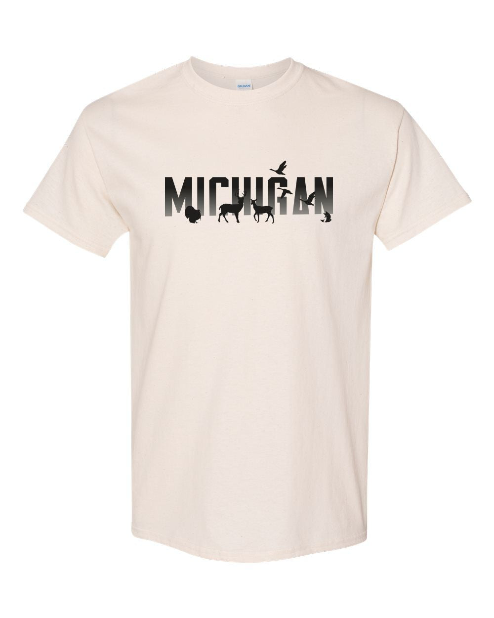 Michigan Wildlife Natural T-shirt
