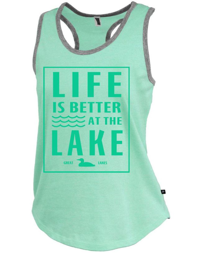 Mint Life On The Lake Tank