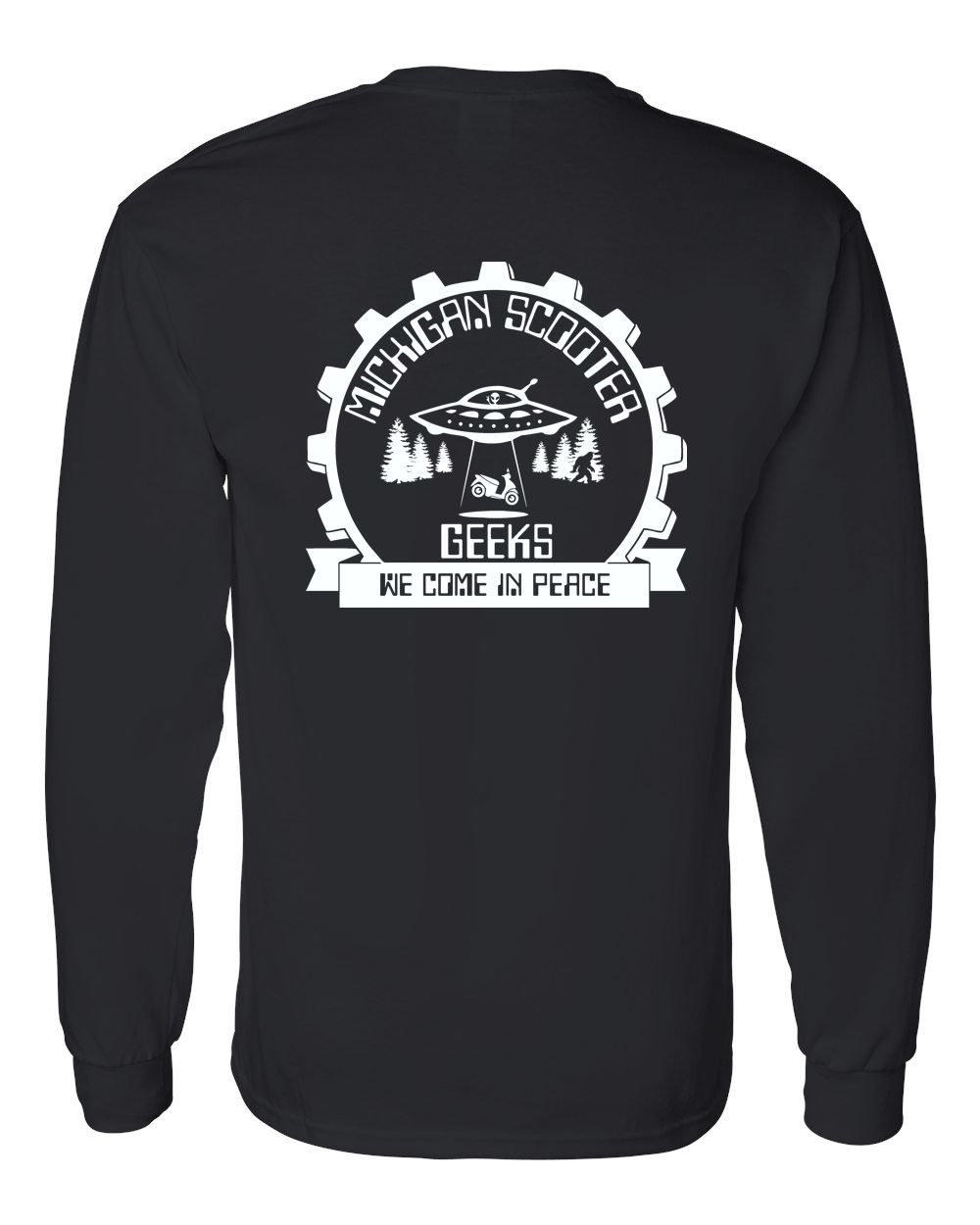 Michigan Scooter Geeks Basic Long Sleeve